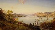 Jasper Francis Cropsey Greenwood Lake painting